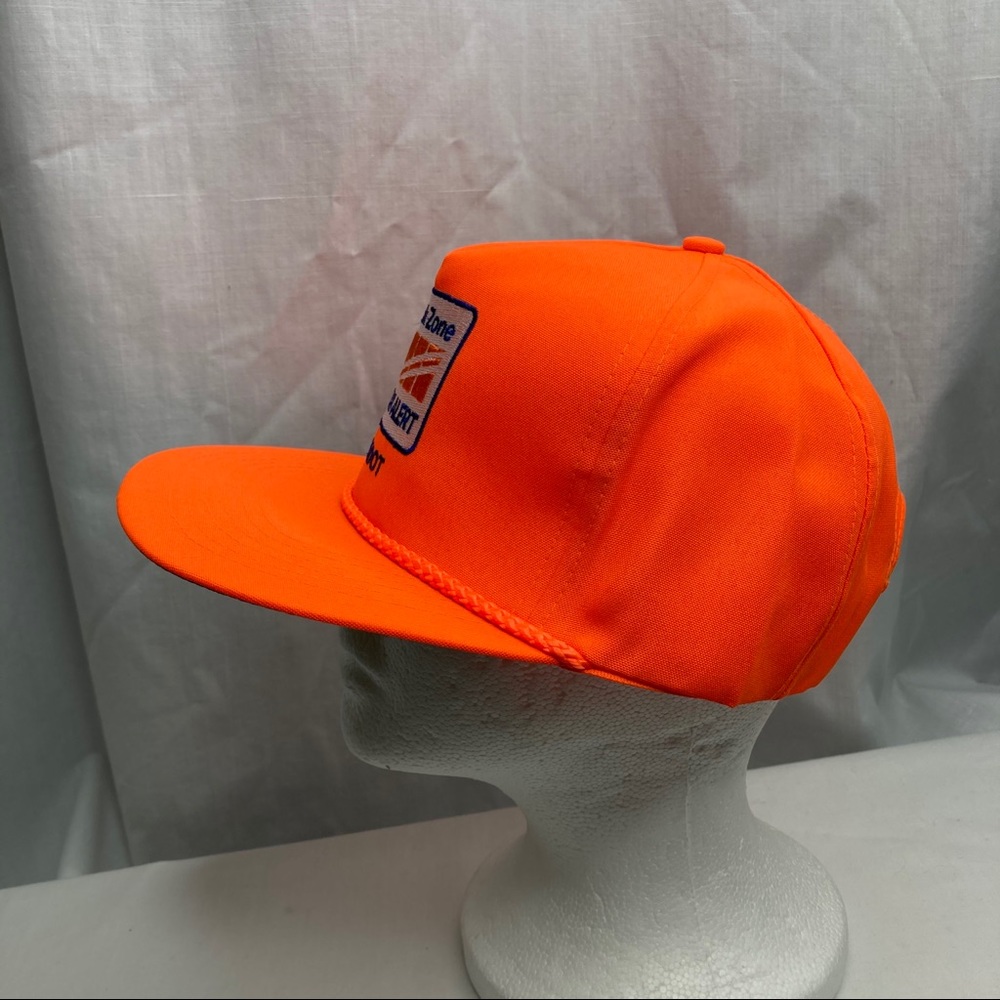 Work Zone Orange Stay Alert NCDOT Trucker Hat Cap - Picture 2 of 9